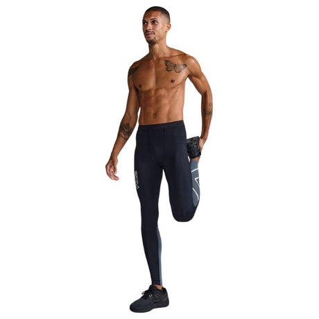 2XU MA7049B Light Speed React Compression Tights | The Bike Affair