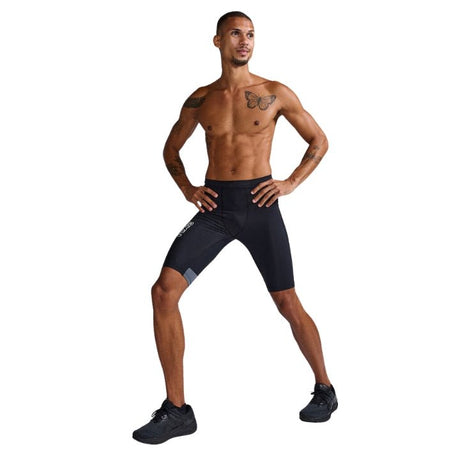 2XU MA7050B Light Speed React Compression Shorts | The Bike Affair