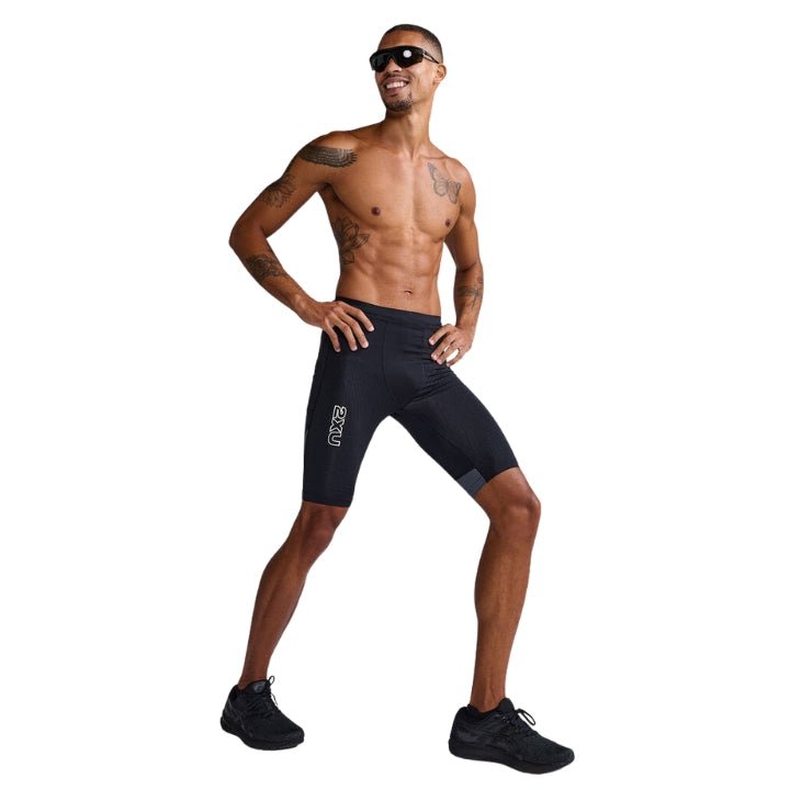 2XU MA7050B Light Speed React Compression Shorts | The Bike Affair