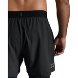 2XU MR6535B Aero 2 - In - 1 5" Shorts | The Bike Affair