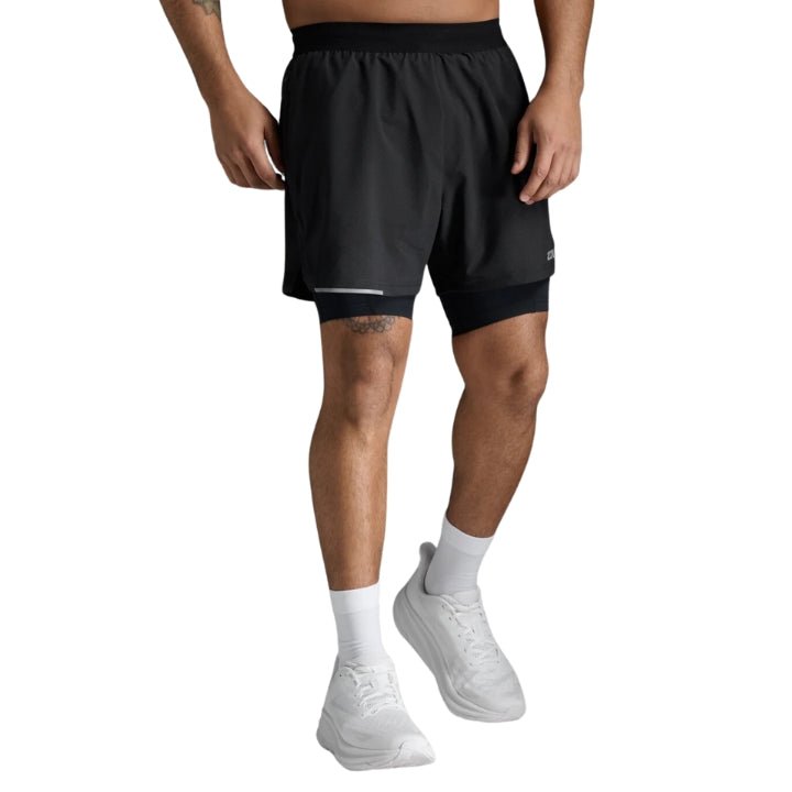 2XU MR6535B Aero 2 - In - 1 5" Shorts | The Bike Affair