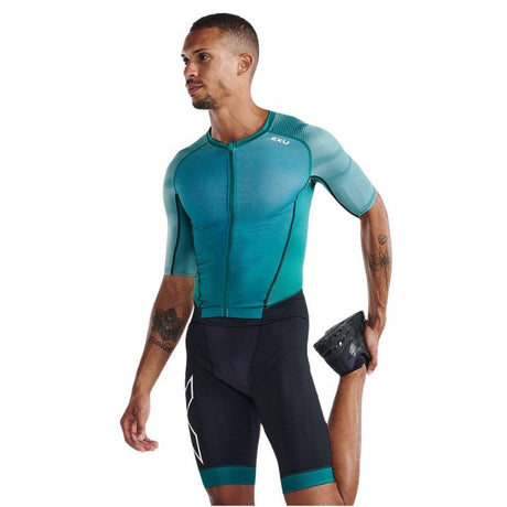 2XU MT7019D Light Speed Sleeved Trisuit | The Bike Affair