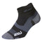 2XU UA5046E Vectr Ultralight 1/4 Crew Socks | The Bike Affair