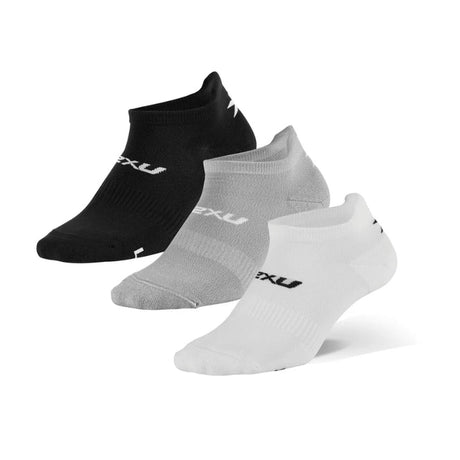 2XU UQ6551E Ankle Socks 3 Pack | The Bike Affair