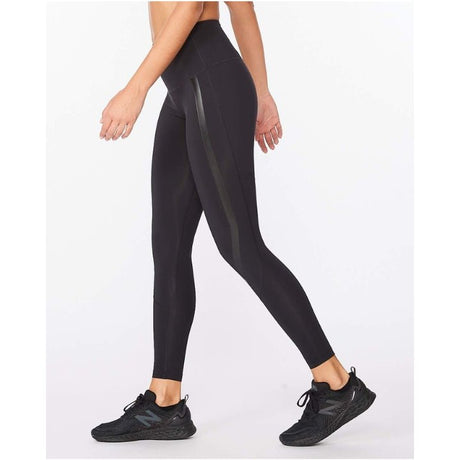 2XU WA5380B Women Hi - Rise Compression Tights | The Bike Affair