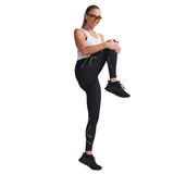 2XU WA6523B Light Speed Mid - Rise Compression Tights | The Bike Affair