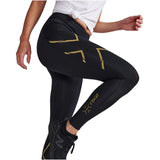 2XU WA6523B Light Speed Mid - Rise Compression Tights | The Bike Affair