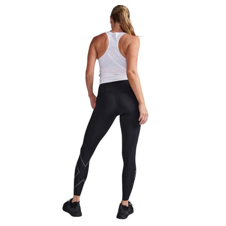 2XU WA6523B Light Speed Mid - Rise Compression Tights | The Bike Affair