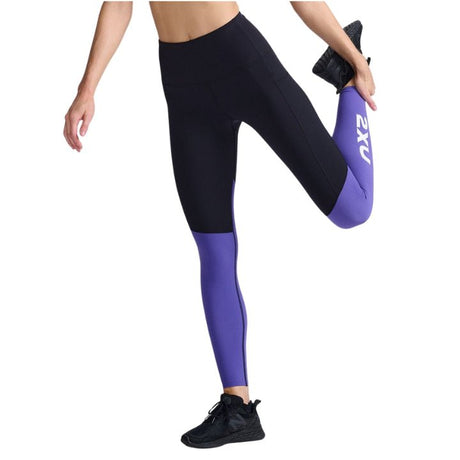 2XU WA6613B Form Splice Hi - Rise Compression Tights | The Bike Affair