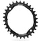 Absolute Black Oval MTB Chainring 1X 104 BCD Shimano | The Bike Affair