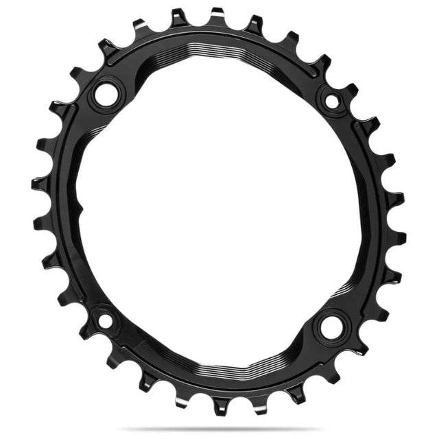 Absolute Black Oval MTB Chainring 1X 104 BCD Shimano | The Bike Affair