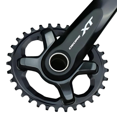 Absolute Black Oval MTB Chainring 1X 96BCD Shimano XT M8000 HG+ 12 Speed | The Bike Affair