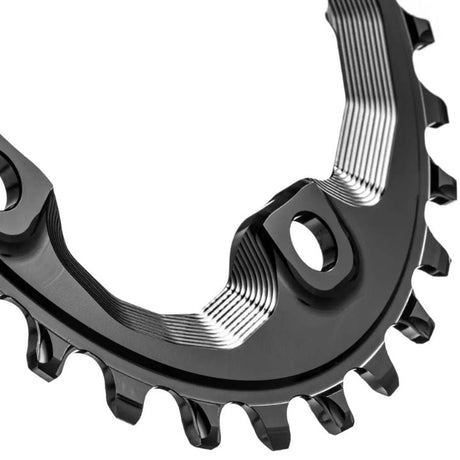 Absolute Black Oval MTB Chainring 1X 96BCD Shimano XT M8000 HG+ 12 Speed | The Bike Affair