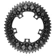 Absolute Black Oval Road Chainring 2x 110/5 Shimano (50T/52T) | The Bike Affair