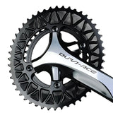 Absolute Black Oval Road/Gravel Sub-Compact Chainring 2X 110/4 BCD (30/32T) | The Bike Affair