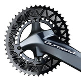 Absolute Black Oval Road/Gravel Sub-Compact Chainring 2X 110/4 BCD (30/32T) | The Bike Affair