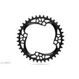 Absolute Black Round MTB Chainring 1X 104BCD Shimano | The Bike Affair