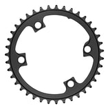 Absolute Black Round Road Chainring 2X 110/4 Shimano 9100 (50T/52T/53T) | The Bike Affair