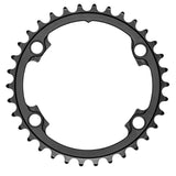 Absolute Black Round Road Chainring 2X 110/4 Shimano 9100 (50T/52T/53T) | The Bike Affair