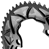 Absolute Black Round Road Chainring 2X 110/4 Shimano 9100 | The Bike Affair