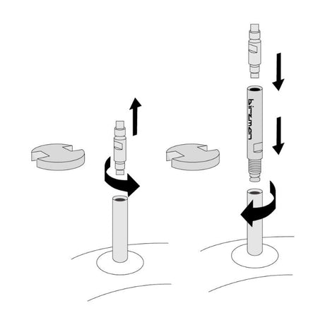 Birzman Valve Extender II with Tool (2 Pcs) | The Bike Affair