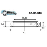 Blackbearing B10 30.15x41x6.5/7.1mm 45°/90 Headset Bearing | The Bike Affair