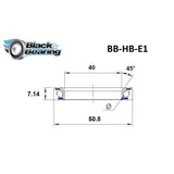 Blackbearing E1 40x50.8x7.14mm 45/90° Headset Bearing | The Bike Affair