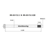 Blackbearing F12.1 12mm Quick Release Thru Axle | The Bike Affair