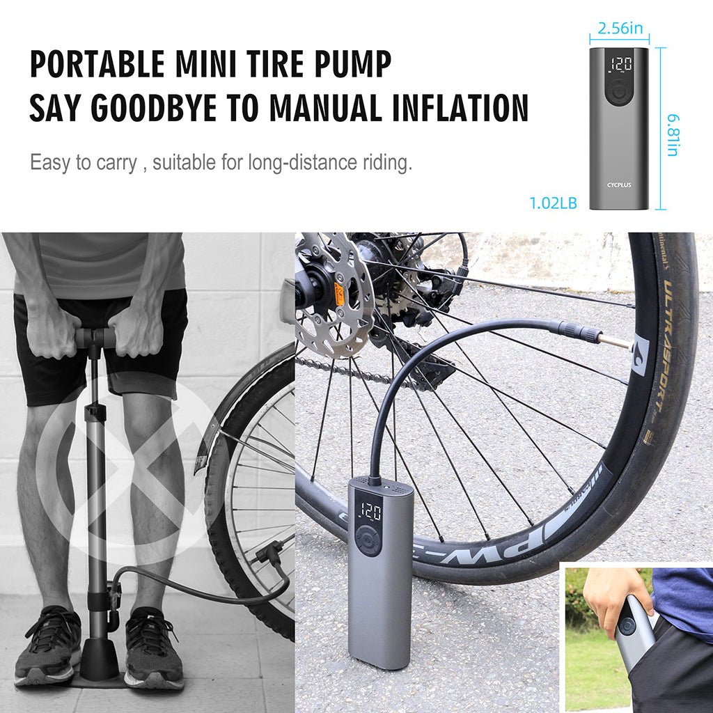 Cycplus A8 Electric Air Pump | The Bike Affair