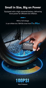 Cycplus AS2 Mini E - Pump | The Bike Affair