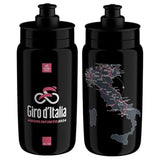 Elite Fly Giro D'Italia Black Map Bottle 550 ml. | The Bike Affair