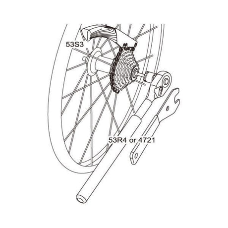 IceToolz 09C3 Shimano Cassette Lockring Tool | The Bike Affair