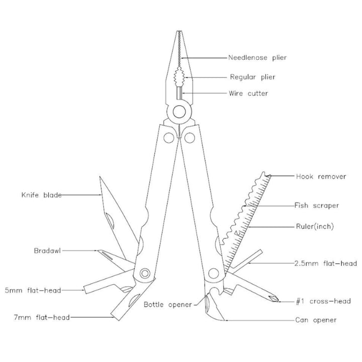 IceToolz 40B1 Lifeguard 15 - Function Multi - Plier | The Bike Affair