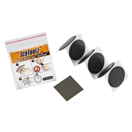 IceToolz 56H1 Glueless Patch Set Airdam Puncture Kit | The Bike Affair