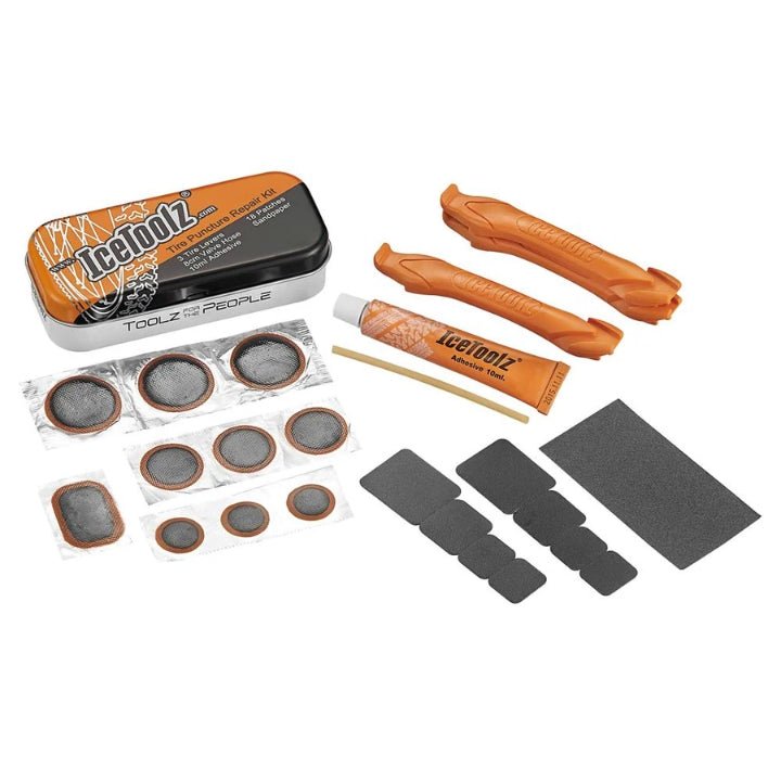 icetoolz 65A1 Tire Puncture Repair Kit Tin Box | The Bike Affair