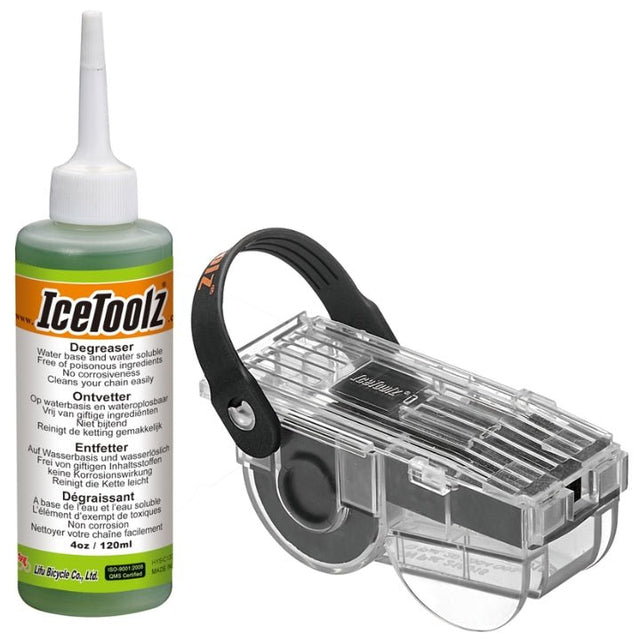 IceToolz C212 Chain Scrubber and Degreaser Combo Set | The Bike Affair