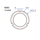 IceToolz M083 BB Installation Tool 3 - Notch Lockring | The Bike Affair