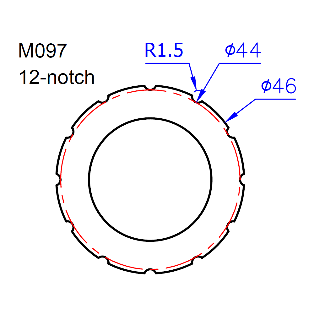 IceToolz M097 BB Installation Tool For ø46mm - 12T (BSA30) Adaptor | The Bike Affair