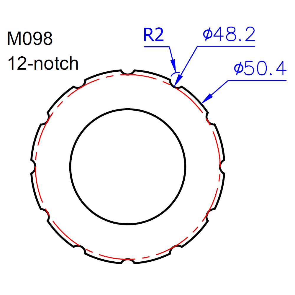 IceToolz M098 BB Installation Tool For ø50.4mm - 12T (T47) Adaptor | The Bike Affair