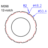 IceToolz M098 BB Installation Tool For ø50.4mm - 12T (T47) Adaptor | The Bike Affair