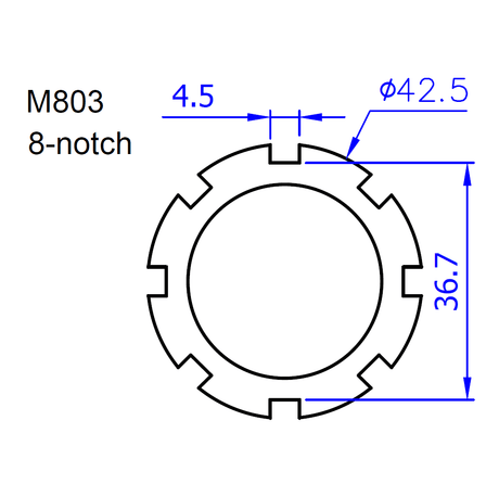 IceToolz M803 Lockring Tool For BOSCH Gen4 | The Bike Affair