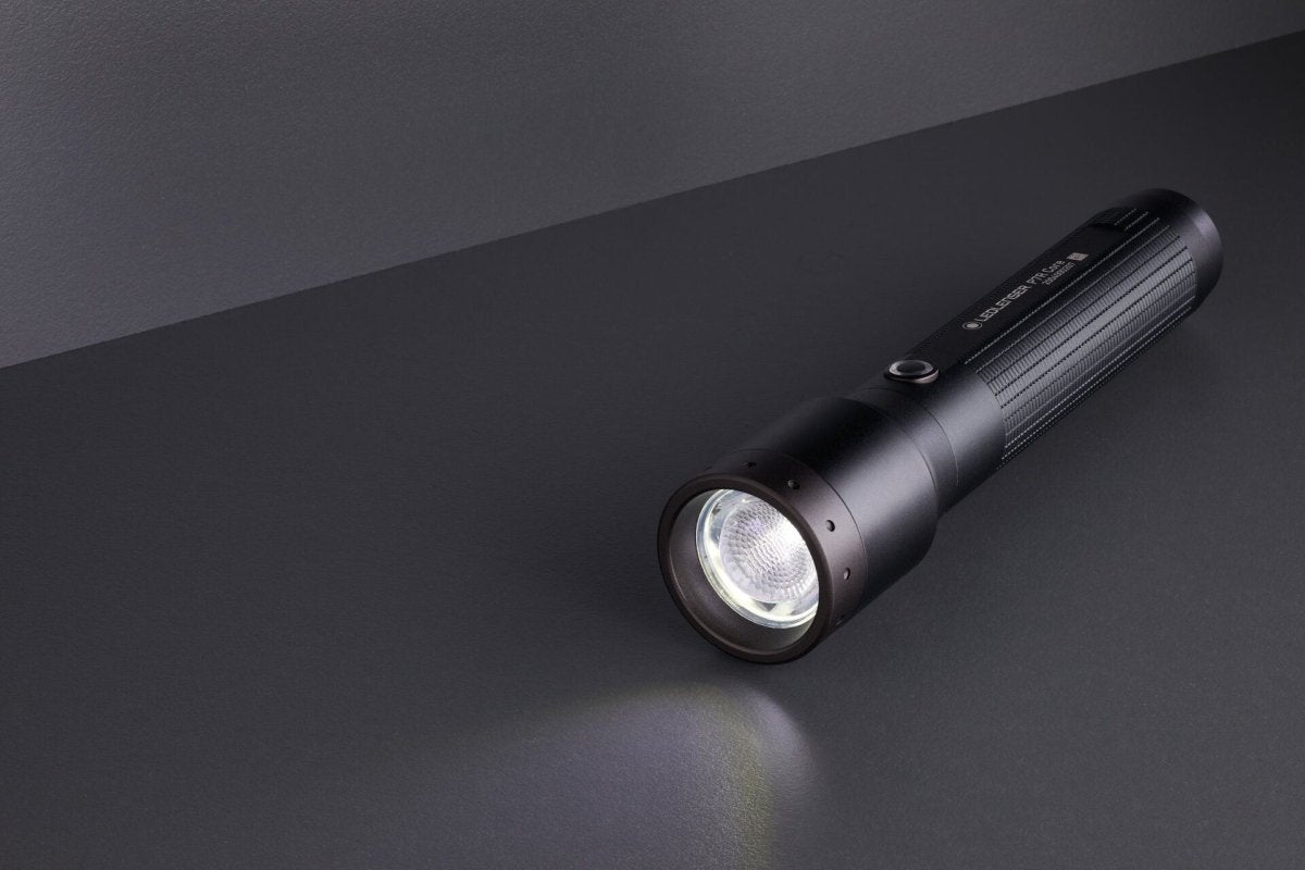 Led Lenser P7R Core Portable Electric Flashlight | The Bike Affair