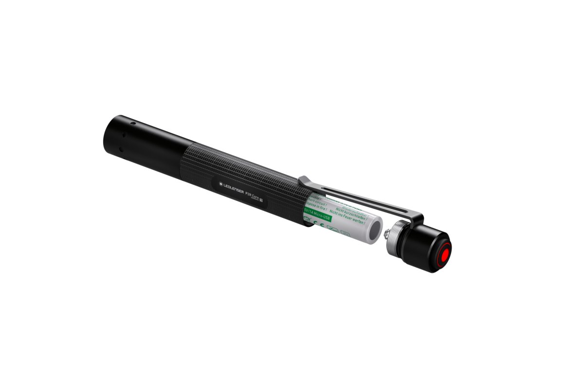 Ledlenser P2R Core Portable Electric Flashlight | The Bike Affair