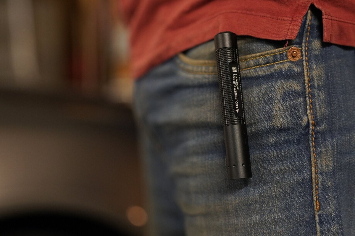 Ledlenser P2R Core Portable Electric Flashlight | The Bike Affair