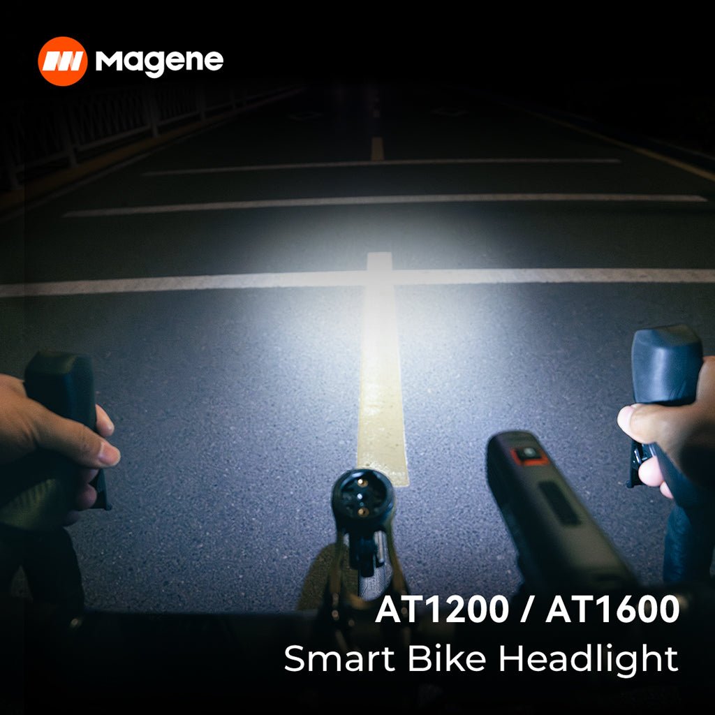 Magene AT1200 Smart Head Light | The Bike Affair