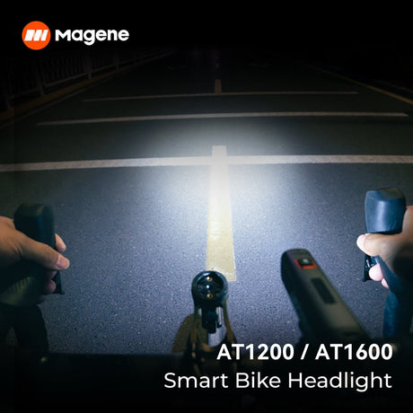 Magene AT1200 Smart Head Light | The Bike Affair