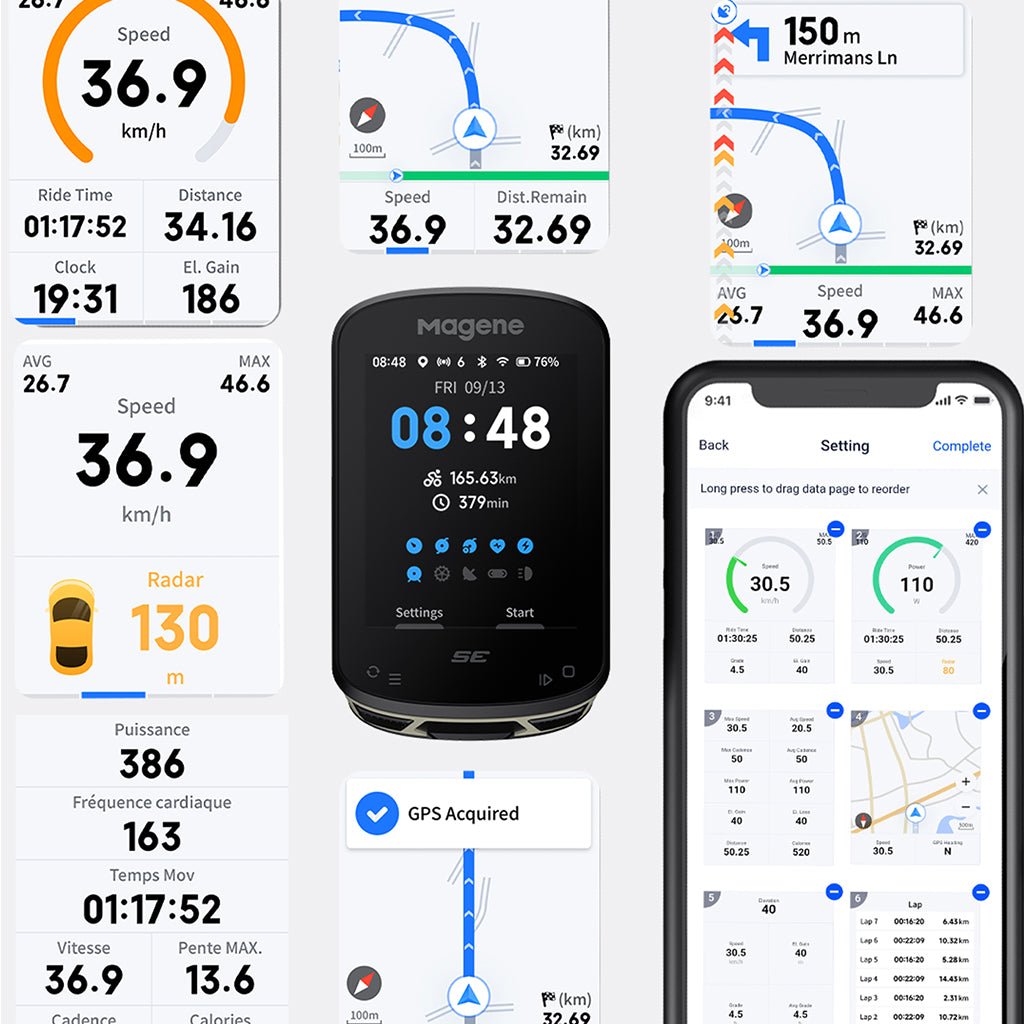 Magene C506SE GPS Bike Computer | The Bike Affair