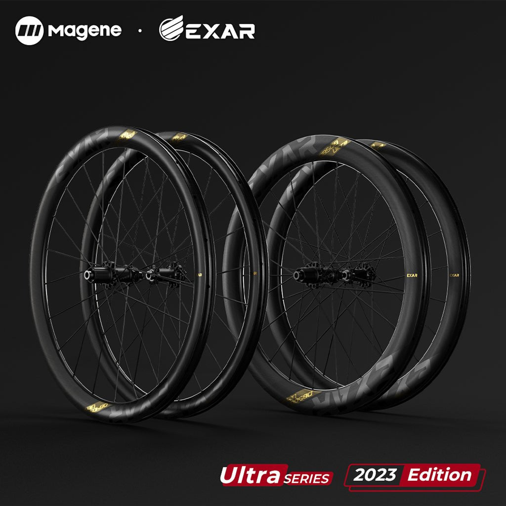 Magene Exar Ultra DB405 Disc Brake Carbon Wheelset - 40/45mm | The Bike Affair