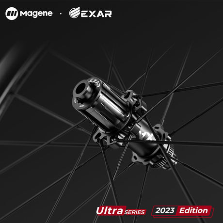 Magene Exar Ultra DB405 Disc Brake Carbon Wheelset - 40/45mm | The Bike Affair