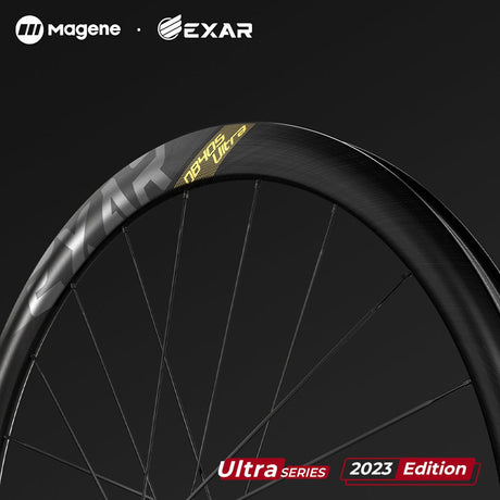 Magene Exar Ultra DB405 Disc Brake Carbon Wheelset - 40/45mm | The Bike Affair